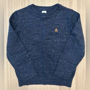 GAP Toddler Relaxed Crewneck Sweater in Navy Heather  - Size 5T - EUC